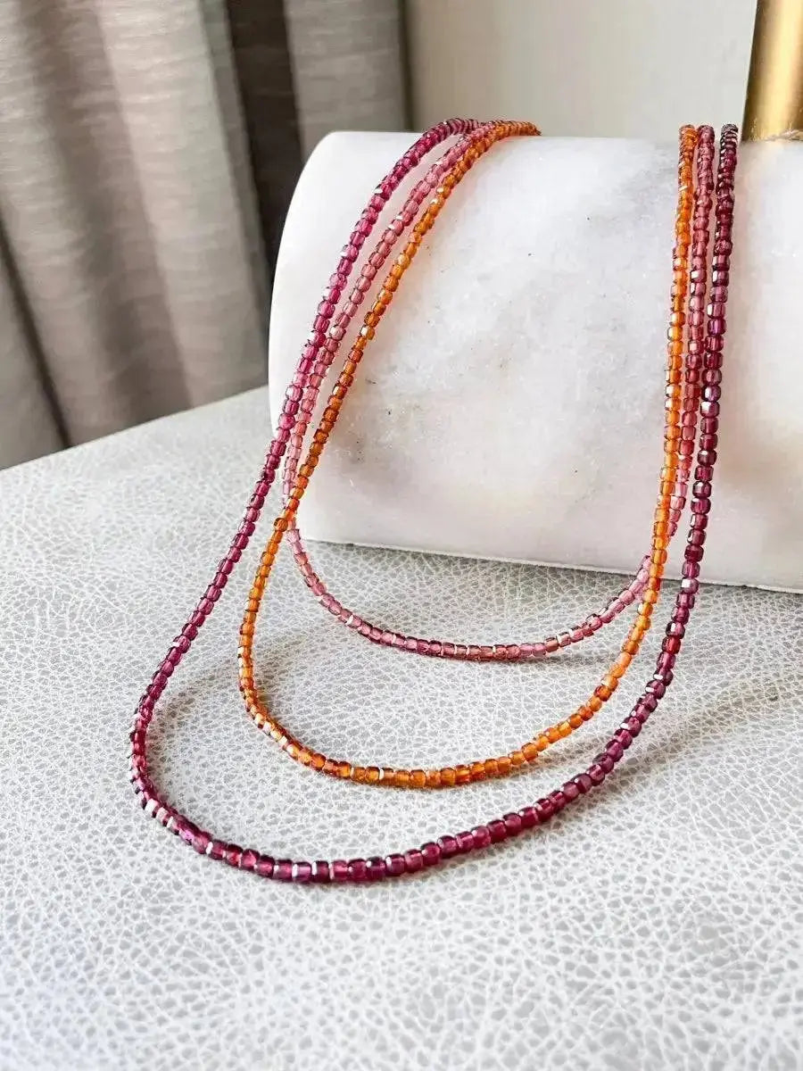 Rosé Spirit – Vintage Rhodolite Garnet Jewelry view 2
